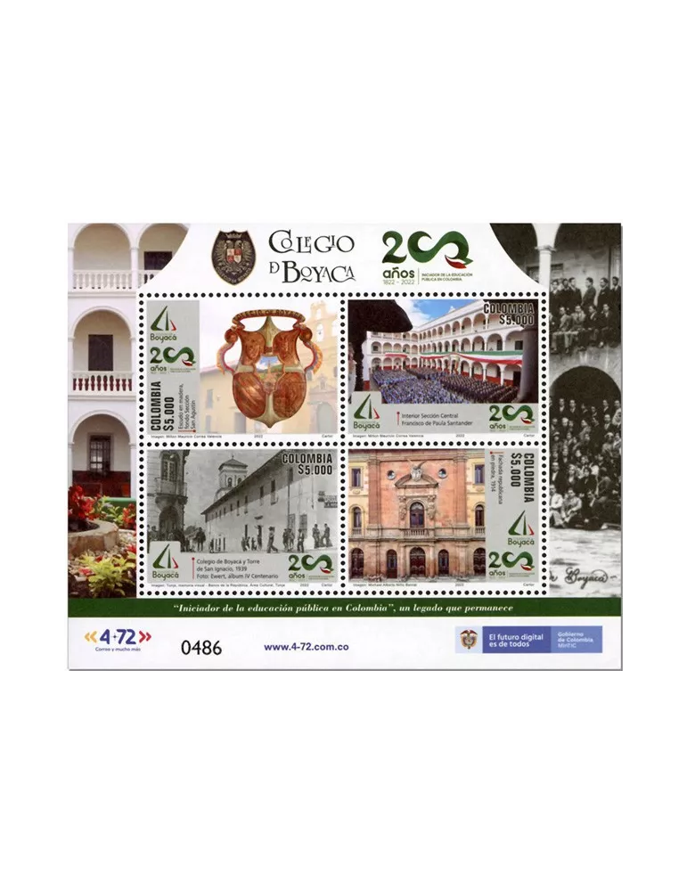 n° 2479/2482 - Timbre COLOMBIE Poste