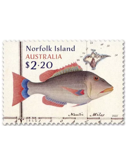 n° 1233/1234 - Timbre NORFOLK Poste