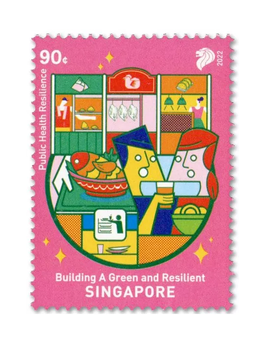n° 2544/2548 - Timbre SINGAPOUR Poste