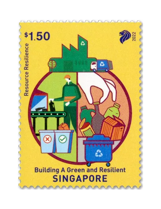 n° 2544/2548 - Timbre SINGAPOUR Poste