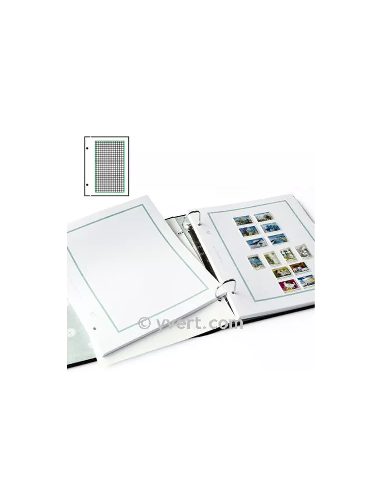 Feuilles à personnaliser FO : pages quadrillées (x50)