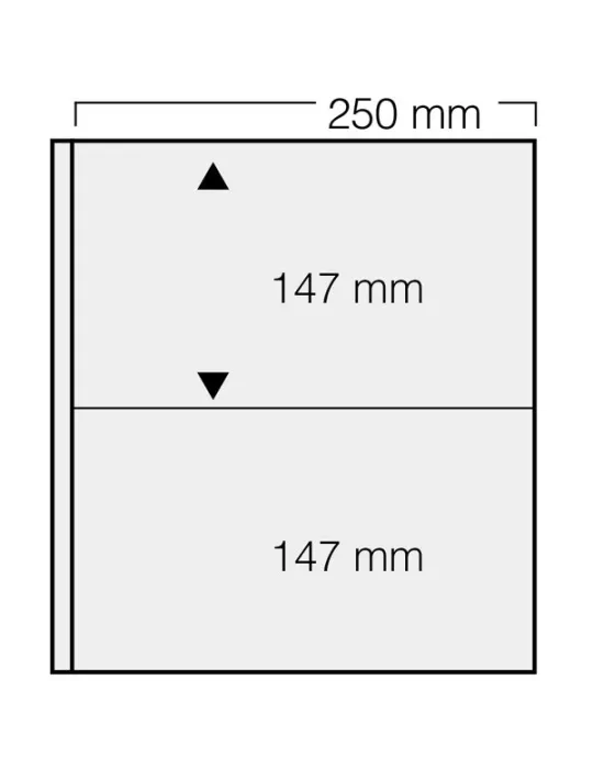 FEUILLES GARANT 732 : 2 POCHES (FOND NOIR - PAR 5) - SAFE®