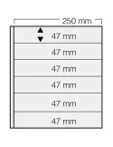 FEUILLES GARANT 736 : 6 BANDES (FOND NOIR - PAR 5) - SAFE®