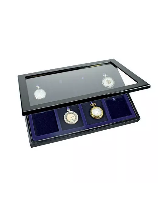 VITRINE EN BOIS POUR 8 MONTRES GOUSSET - SAFE®