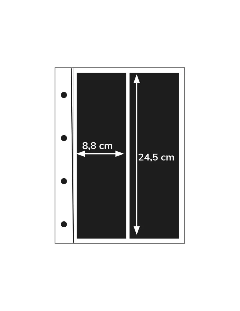 Recharges INITIA : 2 bandes verticales