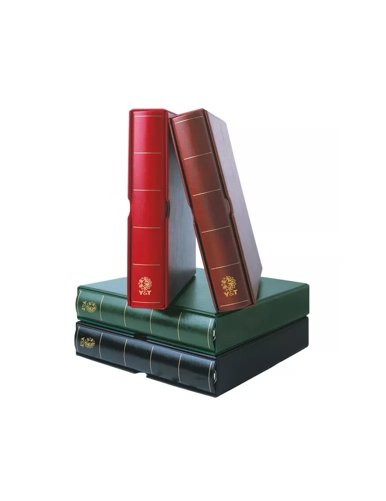 Album SUPRA MAX : étui + reliure - Album à anneaux pour timbres