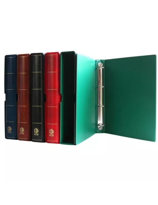 Album INITIA : étui + reliure (Classeur à anneaux pour timbres)