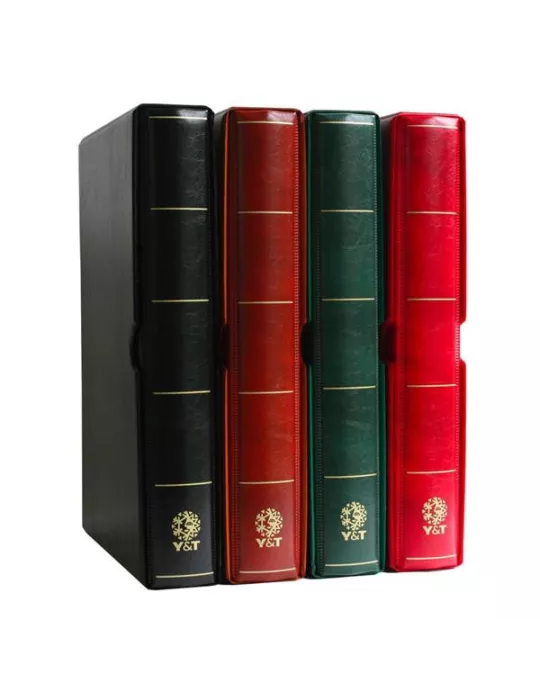 Album INITIA : étui + reliure (Classeur à anneaux pour timbres)