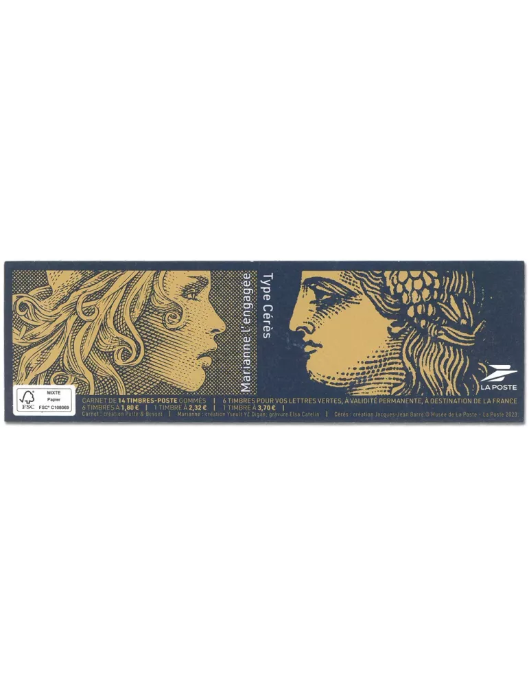 n° 5834/5837 (n° C1535) - Timbre France Poste