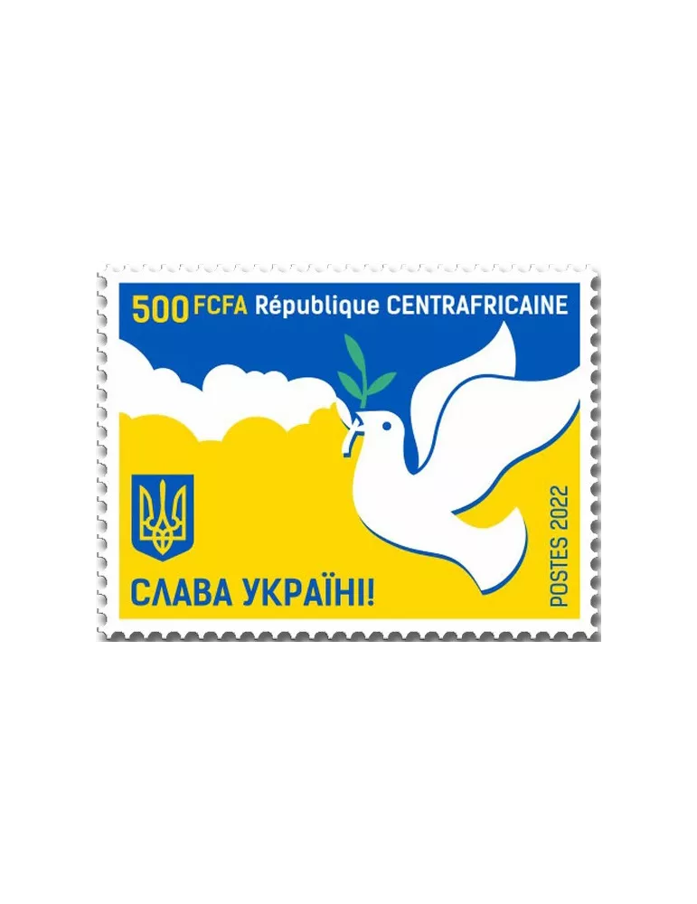 n° 9271 - Timbre CENTRAFRIQUE Poste