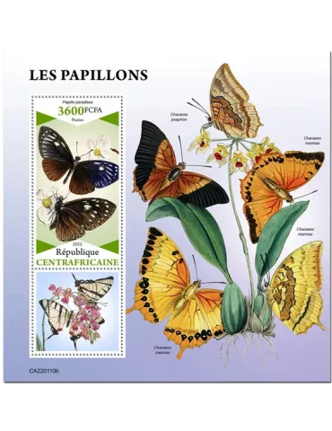 n° 1968 - Timbre CENTRAFRIQUE Blocs et feuillets