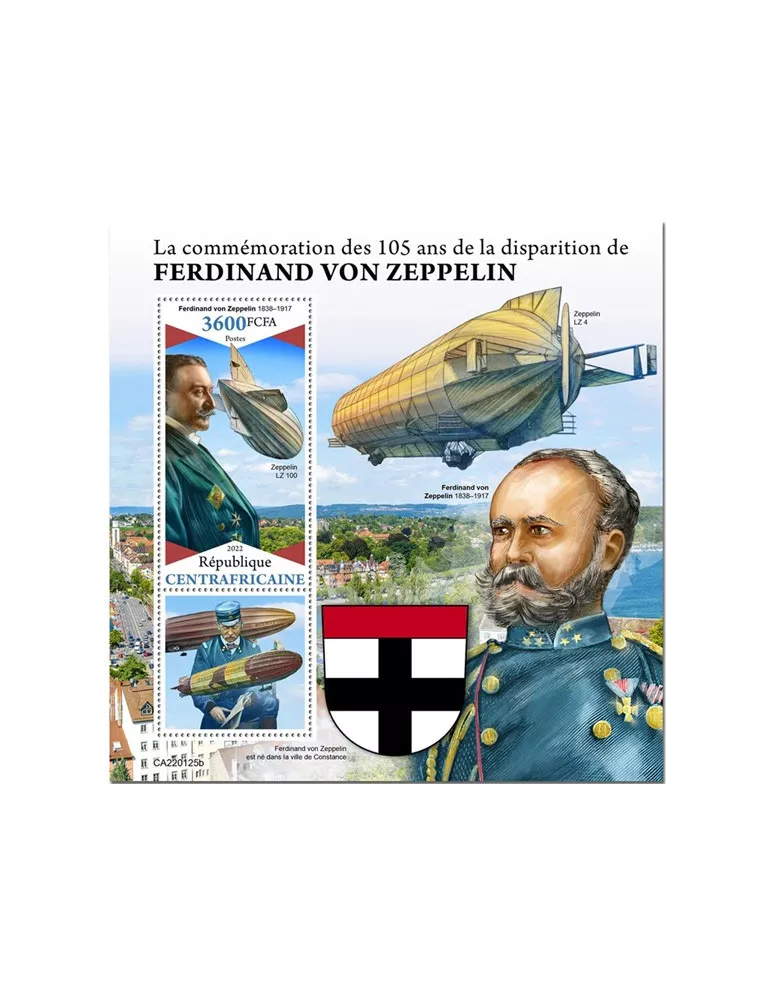 n° 1983 - Timbre CENTRAFRIQUE Blocs et feuillets