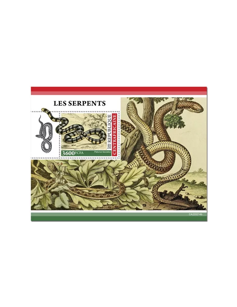 n° 2014 - Timbre CENTRAFRIQUE Blocs et feuillets