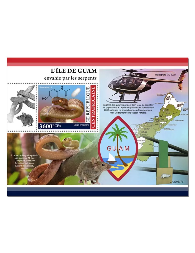 n° 2037 - Timbre CENTRAFRIQUE Blocs et feuillets