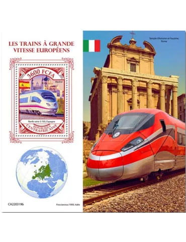 n° 2058 - Timbre CENTRAFRIQUE Blocs et feuillets