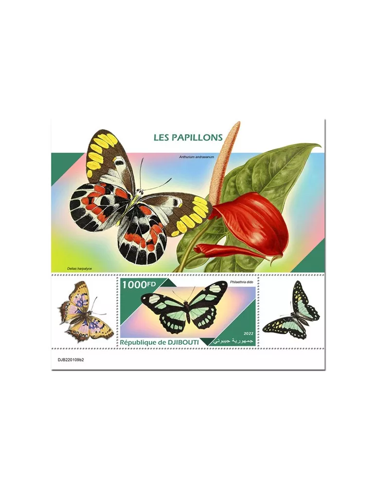 n° 787 - Timbre DJIBOUTI Blocs et feuillets