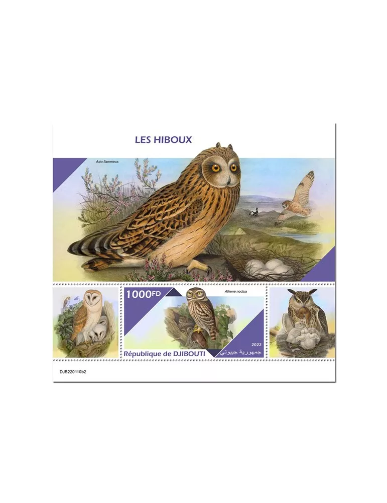 n° 789 - Timbre DJIBOUTI Blocs et feuillets