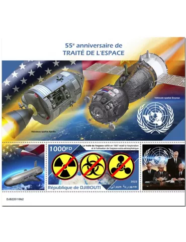 n° 805 - Timbre DJIBOUTI Blocs et feuillets