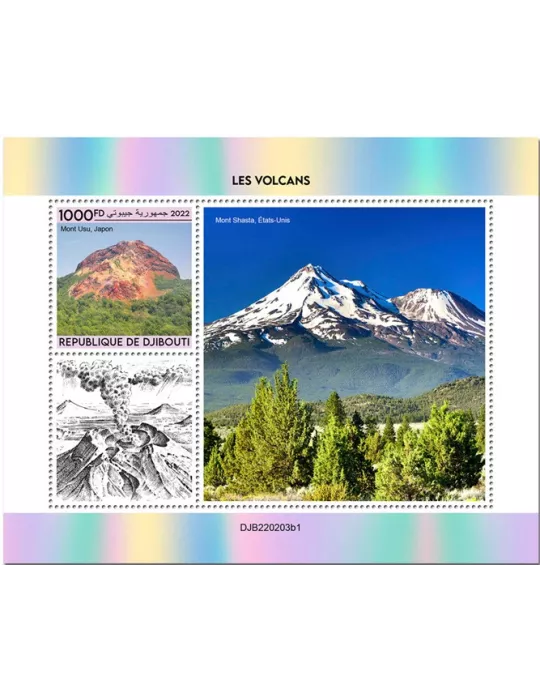 n° 814 - Timbre DJIBOUTI Blocs et feuillets