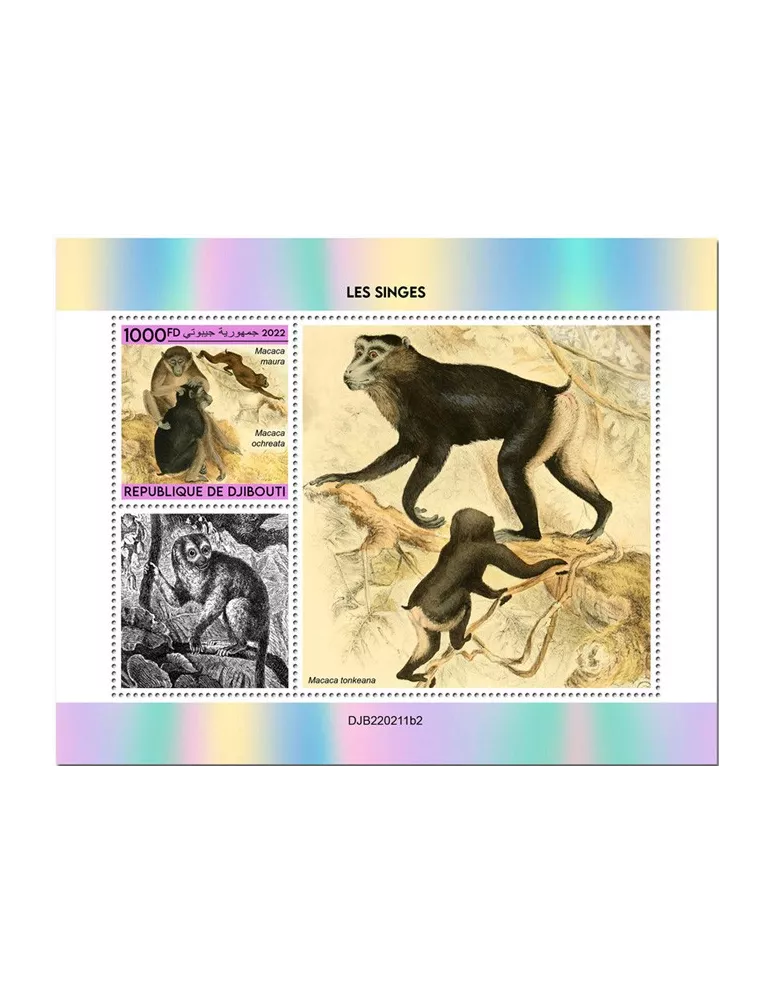 n° 831 - Timbre DJIBOUTI Blocs et feuillets