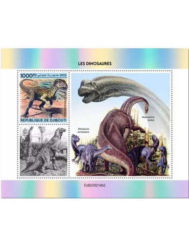 n° 837 - Timbre DJIBOUTI Blocs et feuillets