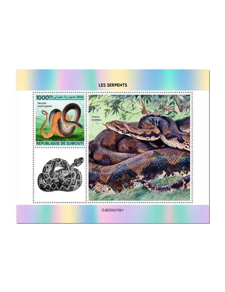 n° 838 - Timbre DJIBOUTI Blocs et feuillets