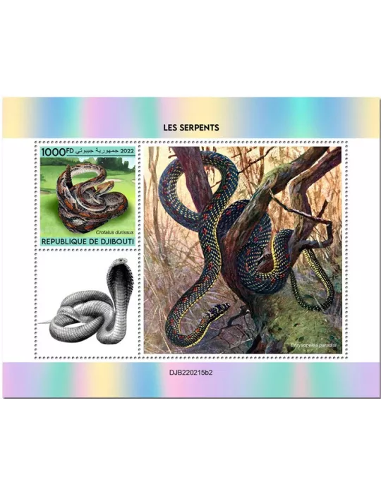 n° 839 - Timbre DJIBOUTI Blocs et feuillets