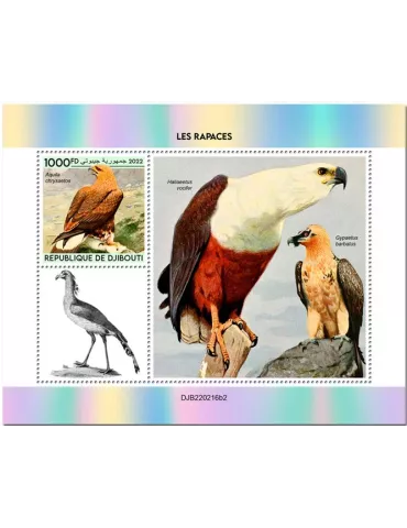 n° 841 - Timbre DJIBOUTI Blocs et feuillets