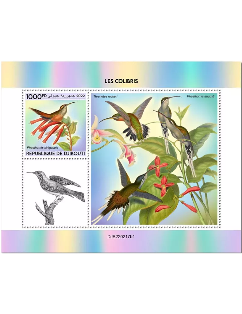 n° 842 - Timbre DJIBOUTI Blocs et feuillets