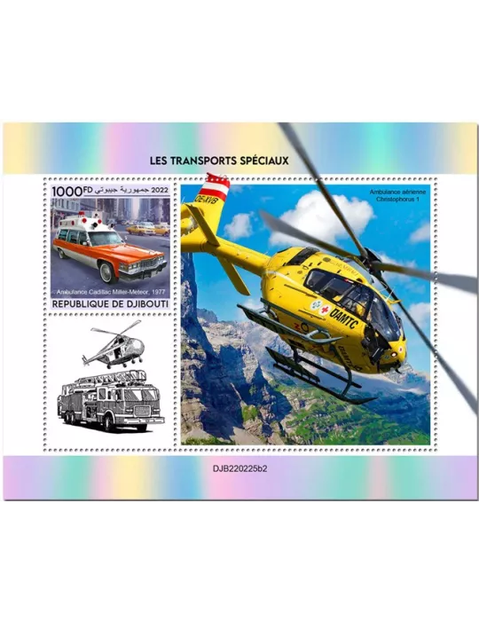 n° 859 - Timbre DJIBOUTI Blocs et feuillets