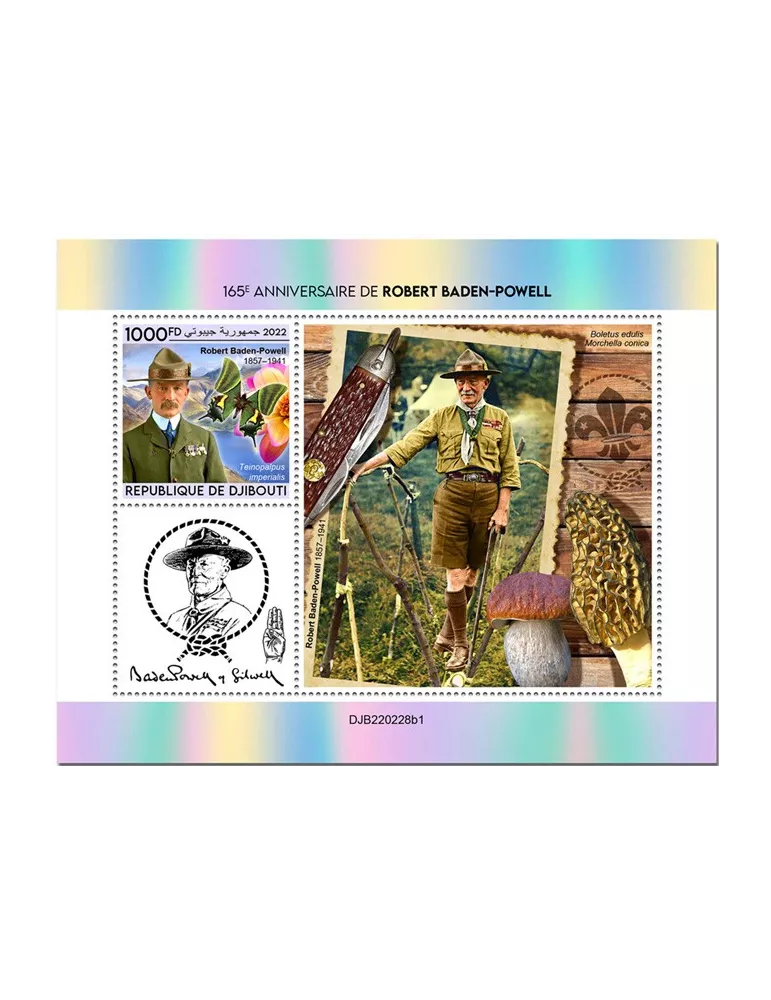 n° 864 - Timbre DJIBOUTI Blocs et feuillets