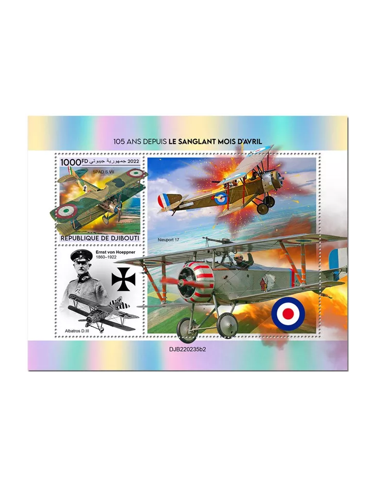 n° 877 - Timbre DJIBOUTI Blocs et feuillets