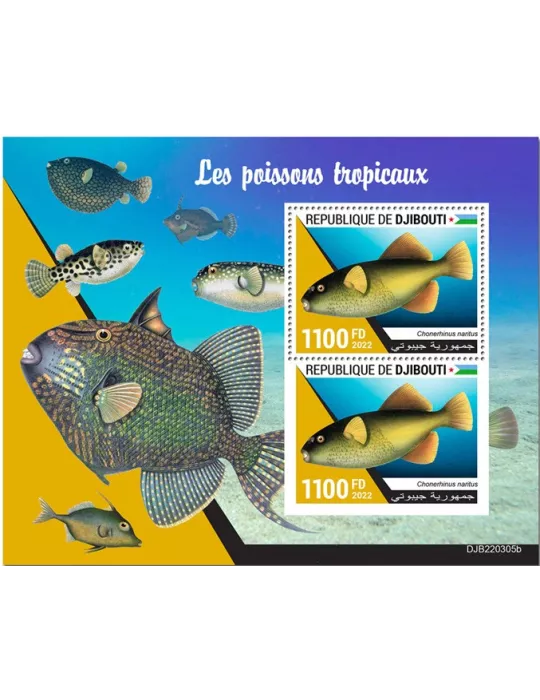 n° 883 - Timbre DJIBOUTI Blocs et feuillets