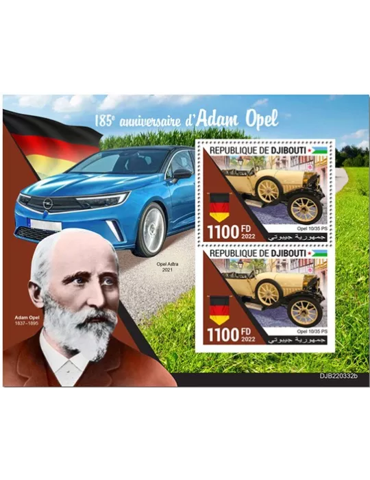 n° 910 - Timbre DJIBOUTI Blocs et feuillets