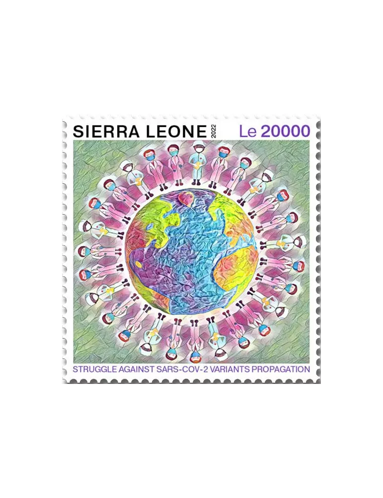 n° 10845/10848 - Timbre SIERRA LEONE Poste