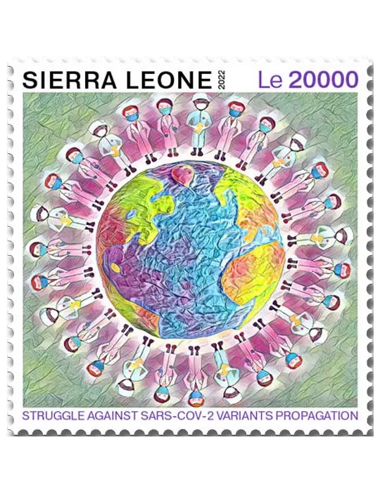 n° 10845/10848 - Timbre SIERRA LEONE Poste