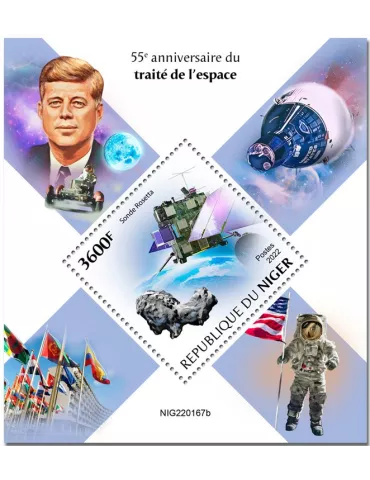 n° 1456 - Timbre NIGER Blocs et feuillets