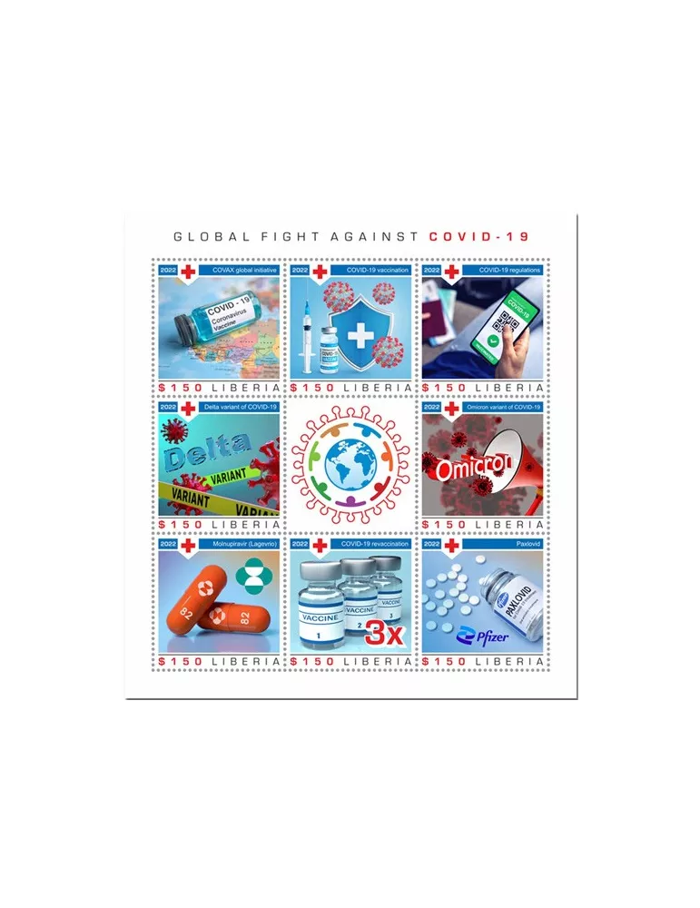 n° 7014/7021 - Timbre LIBERIA Poste