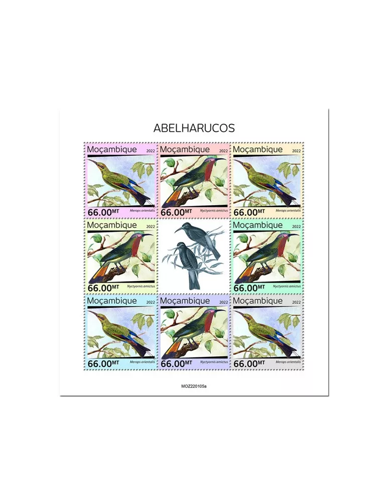 n° 9402/9409 - Timbre MOZAMBIQUE Poste