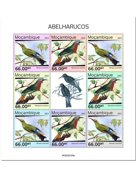 n° 9402/9409 - Timbre MOZAMBIQUE Poste