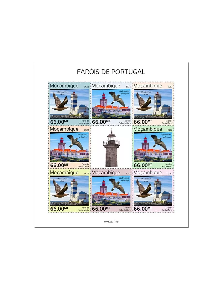 n° 9450/9457 - Timbre MOZAMBIQUE Poste