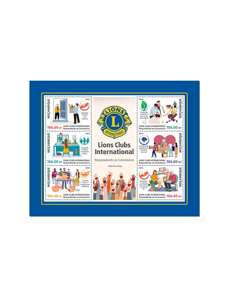 n° 9522/9527 - Timbre MOZAMBIQUE Poste