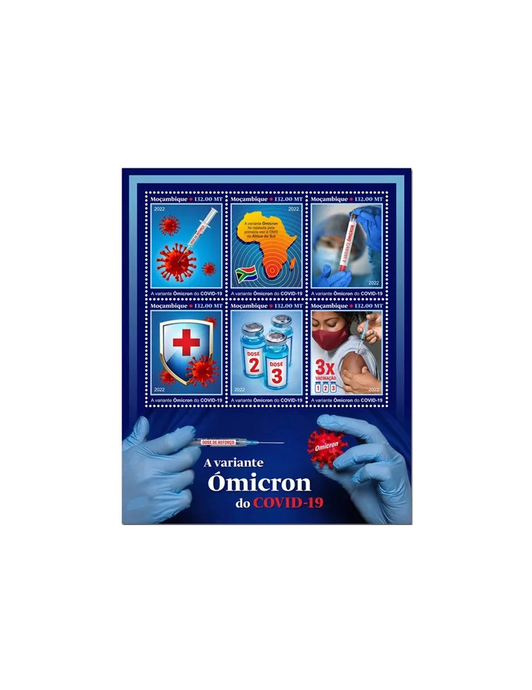 n° 9546/9551 - Timbre MOZAMBIQUE Poste