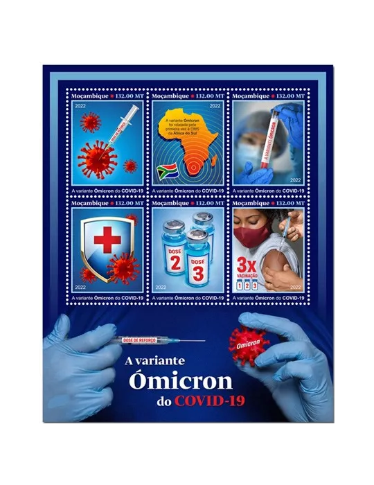 n° 9546/9551 - Timbre MOZAMBIQUE Poste