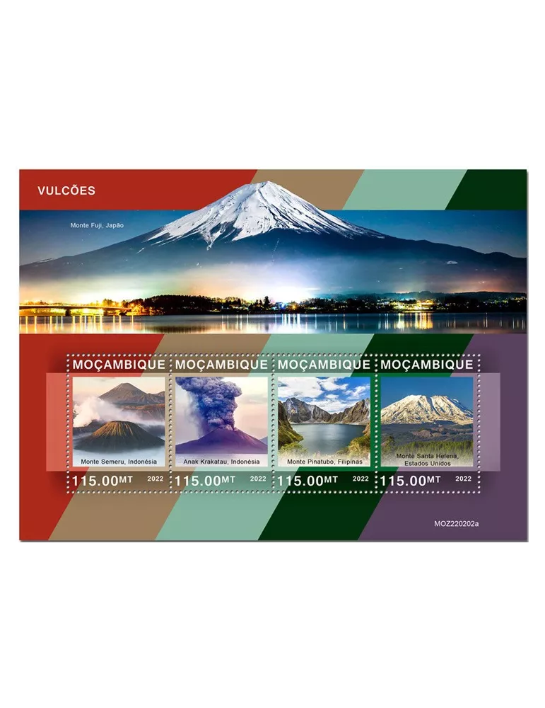 n° 9556/9559 - Timbre MOZAMBIQUE Poste