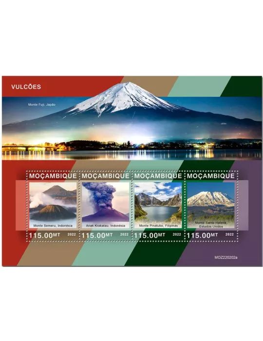 n° 9556/9559 - Timbre MOZAMBIQUE Poste