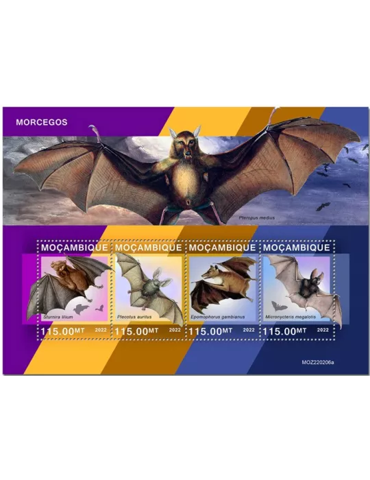 n° 9572/9575 - Timbre MOZAMBIQUE Poste