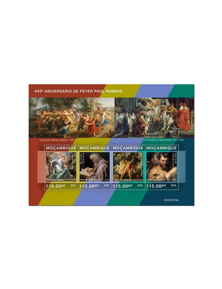 n° 9620/9623 - Timbre MOZAMBIQUE Poste