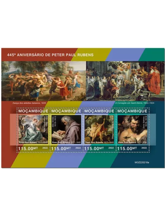 n° 9620/9623 - Timbre MOZAMBIQUE Poste