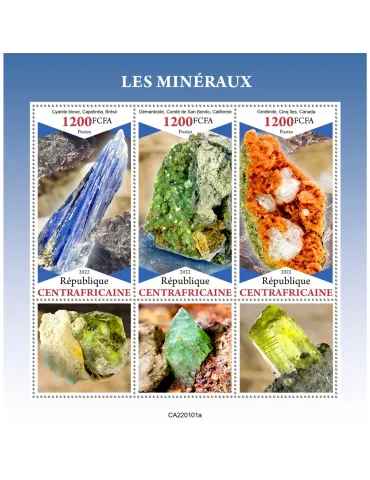 n° 8790 - Timbre CENTRAFRIQUE Poste